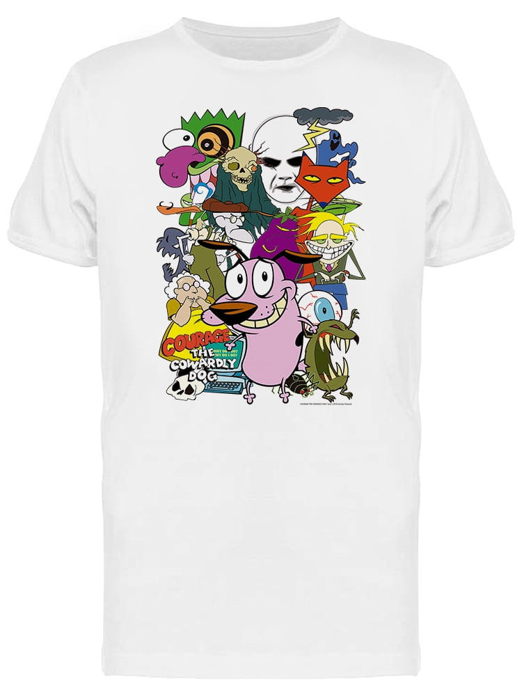 Courage the Cowardly Dog Shirt Lovely Courage the Cowardly Dog Courage the Cowardly Dog Characters Graphic