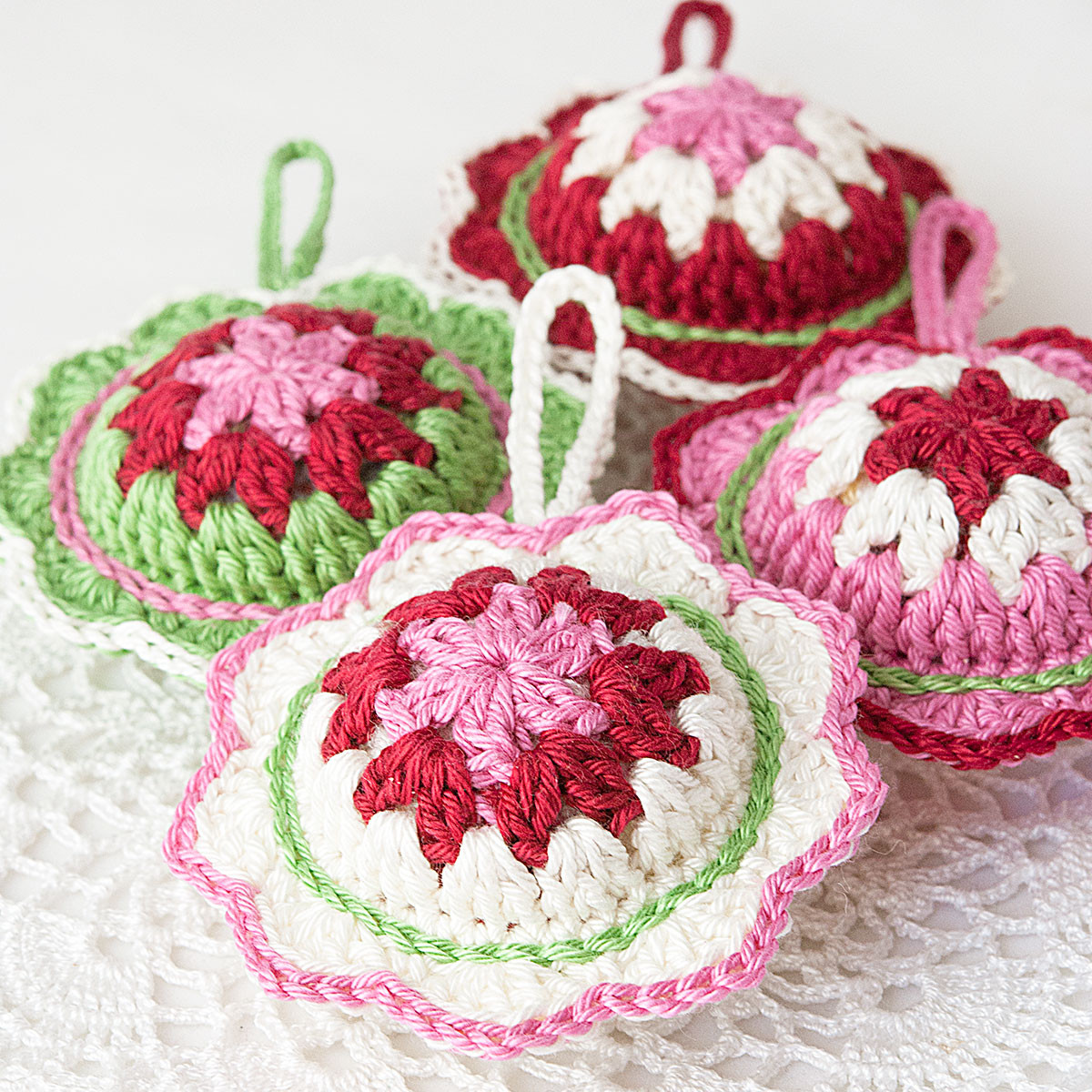 Crochet Christmas Decorations Beautiful Anabelia Craft Design New Christmas Crochet ornaments Pattern