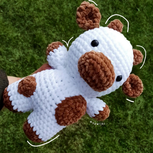 Crochet Cow Free Pattern Beautiful 21 Adorable Crochet Cow Free Patterns Easy Little World Of Whimsy