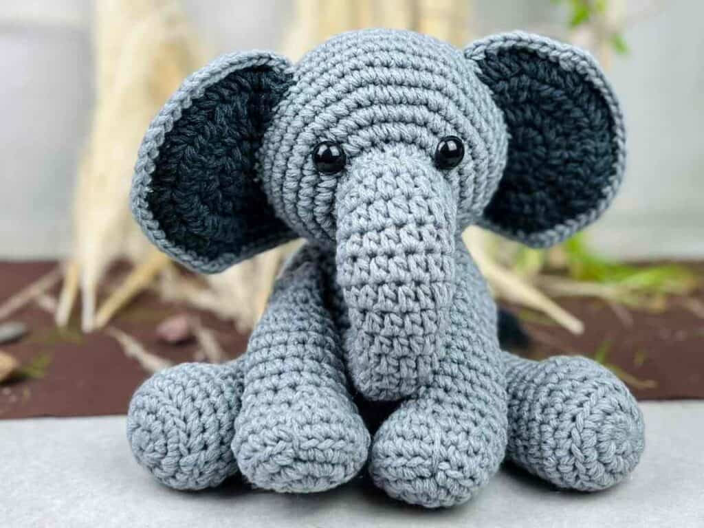 Crochet Elephant Elegant Elsie the Amigurumi Crochet Elephant Pattern Free