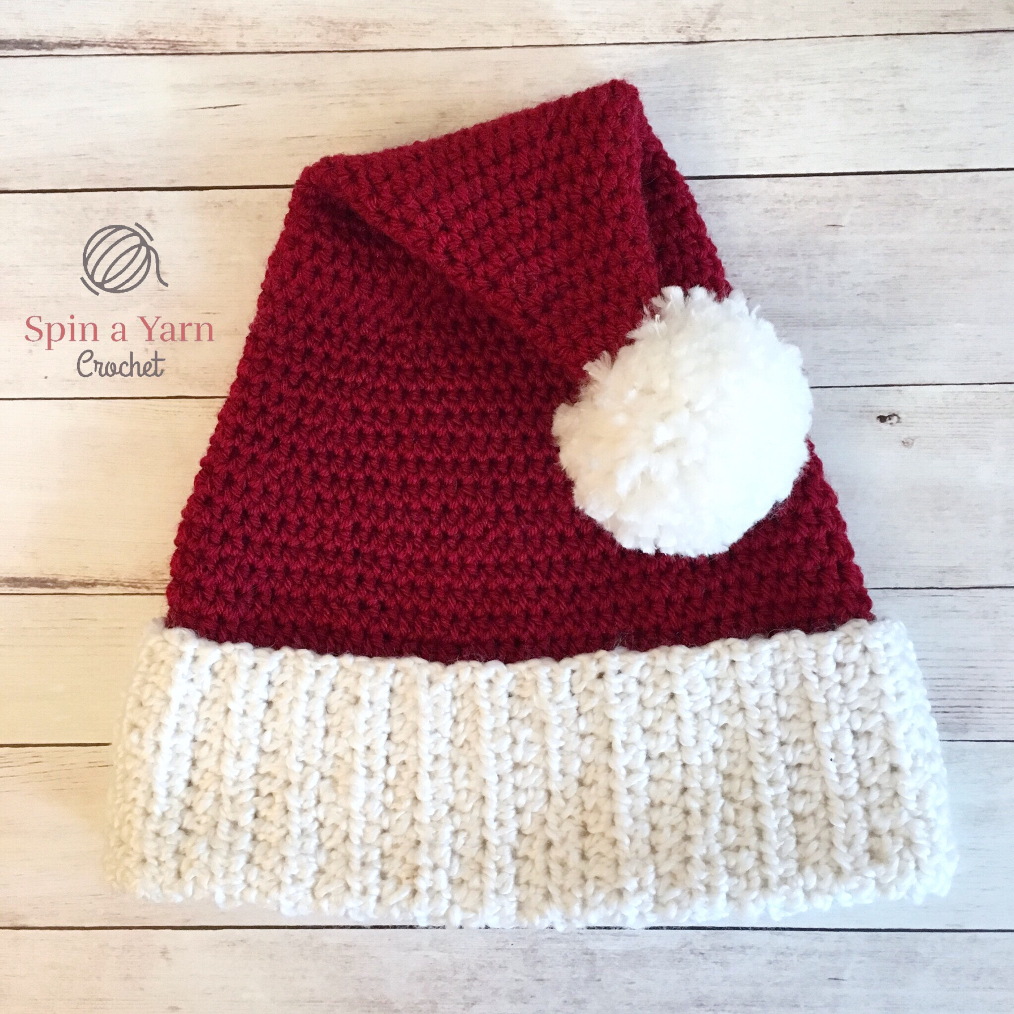 Crochet Santa Hat Pattern Fresh Santa Hat Free Crochet Pattern • Spin A Yarn Crochet