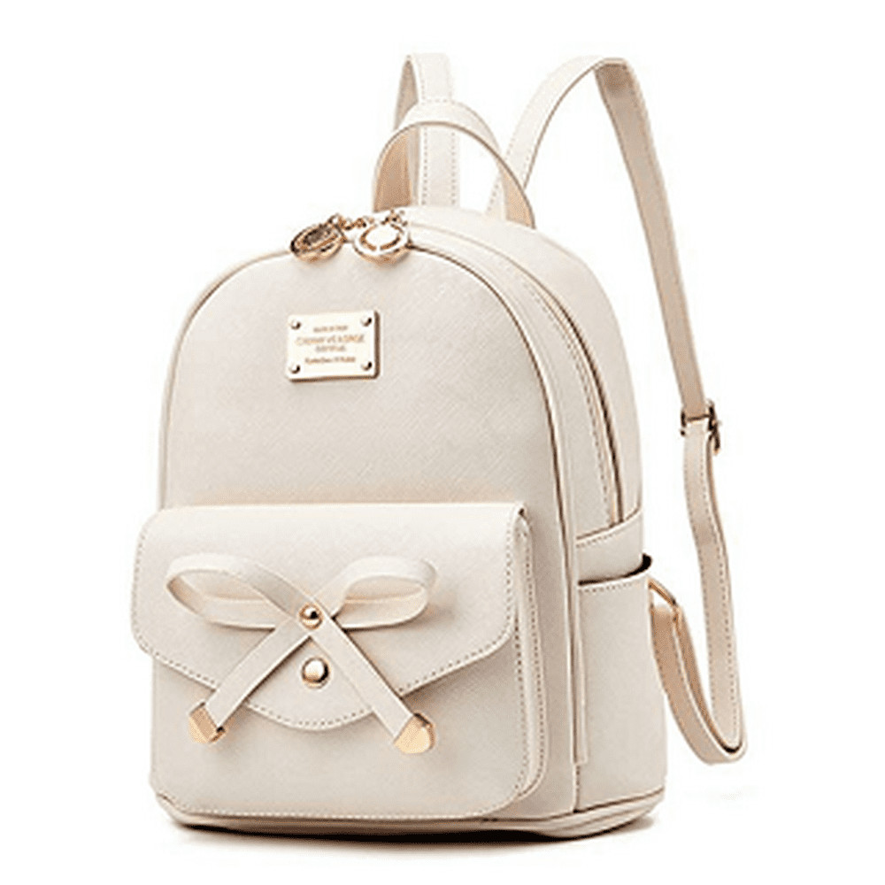 Cute Backpack Purse Elegant I Ihayner Girls Bowknot Cute Faux Leather Backpack Mini Backpack