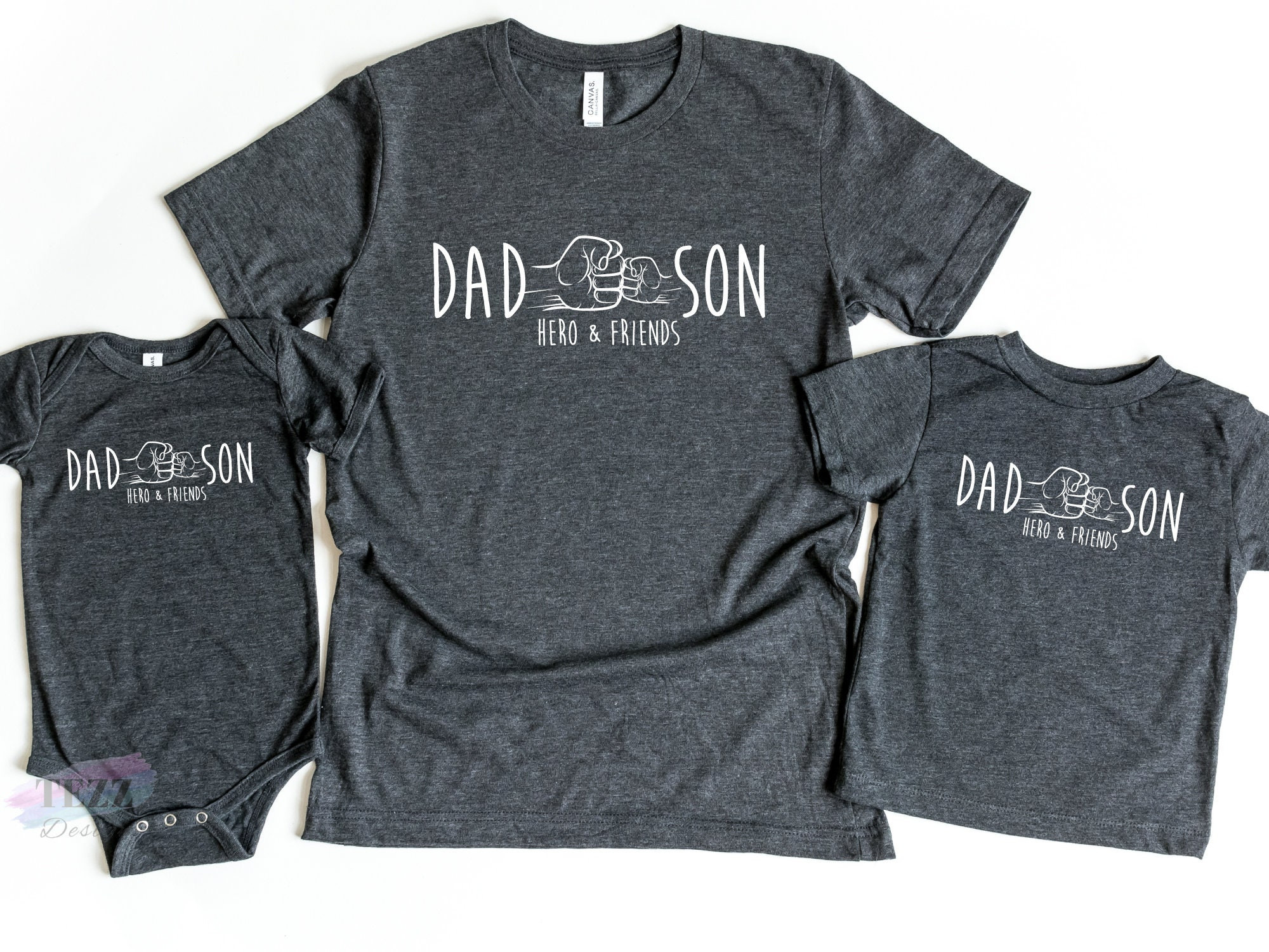 Dad son Tees Fresh Dad son Shirts Dad son Matching Shirt Fathers Day Gift Gift Etsy