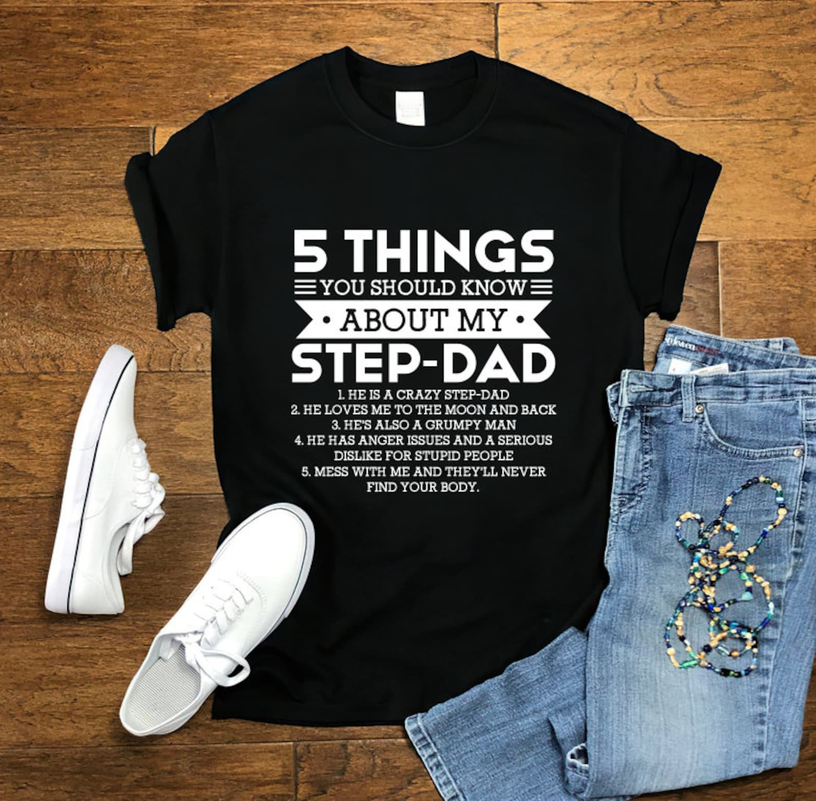 Dad Step Dad Shirt New Funny Step Dad T Shirt Step Father Shirt Dad T