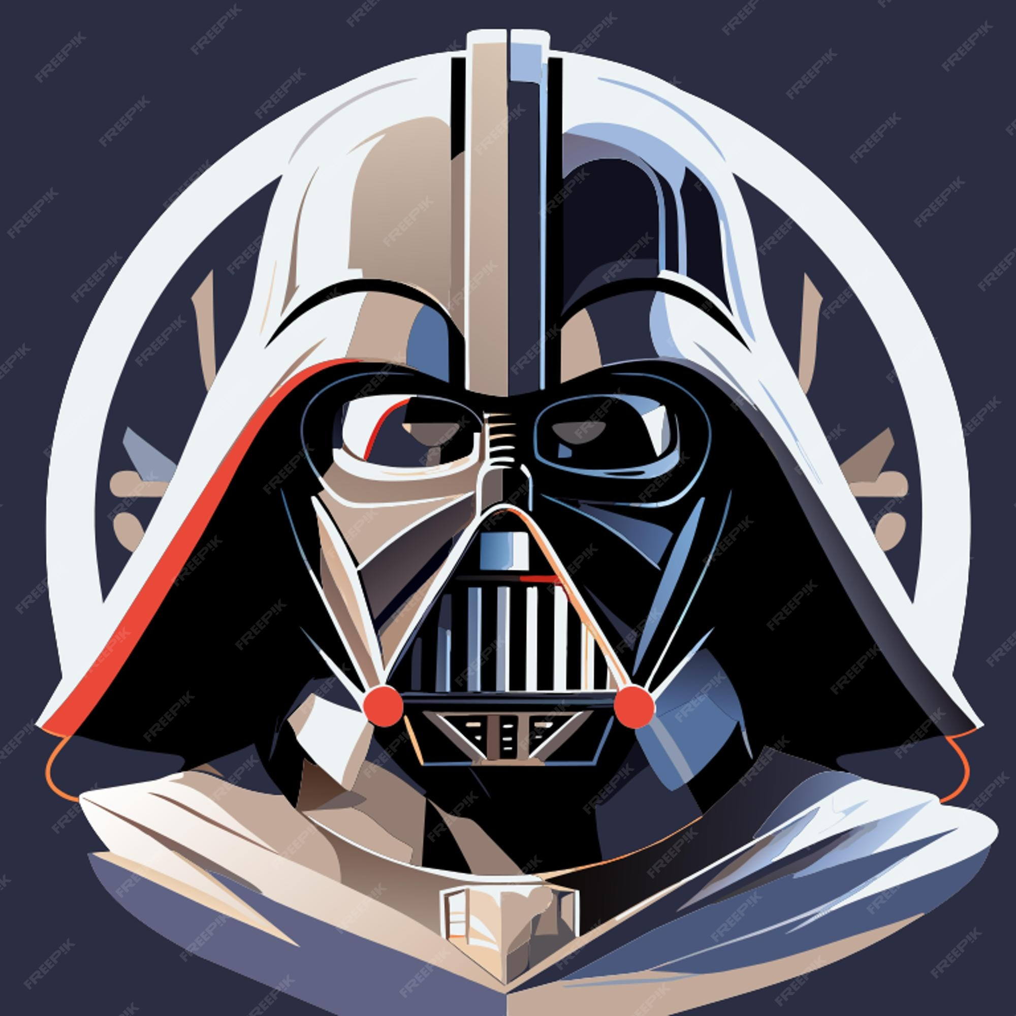 Darth Vader Vector Awesome Premium Vector