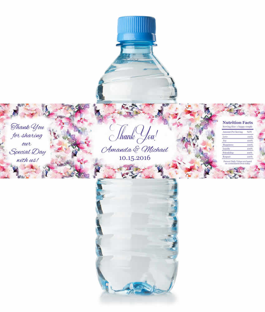 Design Water Bottle Labels Unique Free Custom Water Bottle Labels Template Parahyena