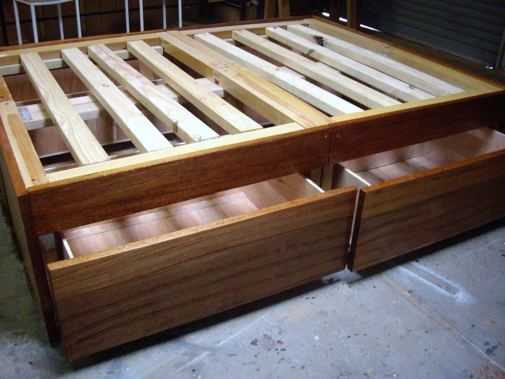 Diy Bed Frames with Drawers New How to Diy Queen Bed Frame Plans A Few Simple Tips