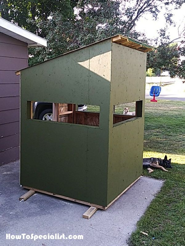 Diy Deer Blind Lovely 5x5 Deer Blind Diy Project