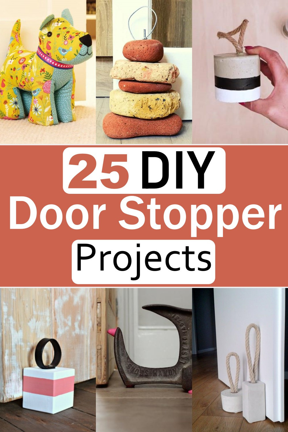 Diy Door Stops Lovely 25 Diy Door Stopper Projects You Can Make Easily Diy Crafts