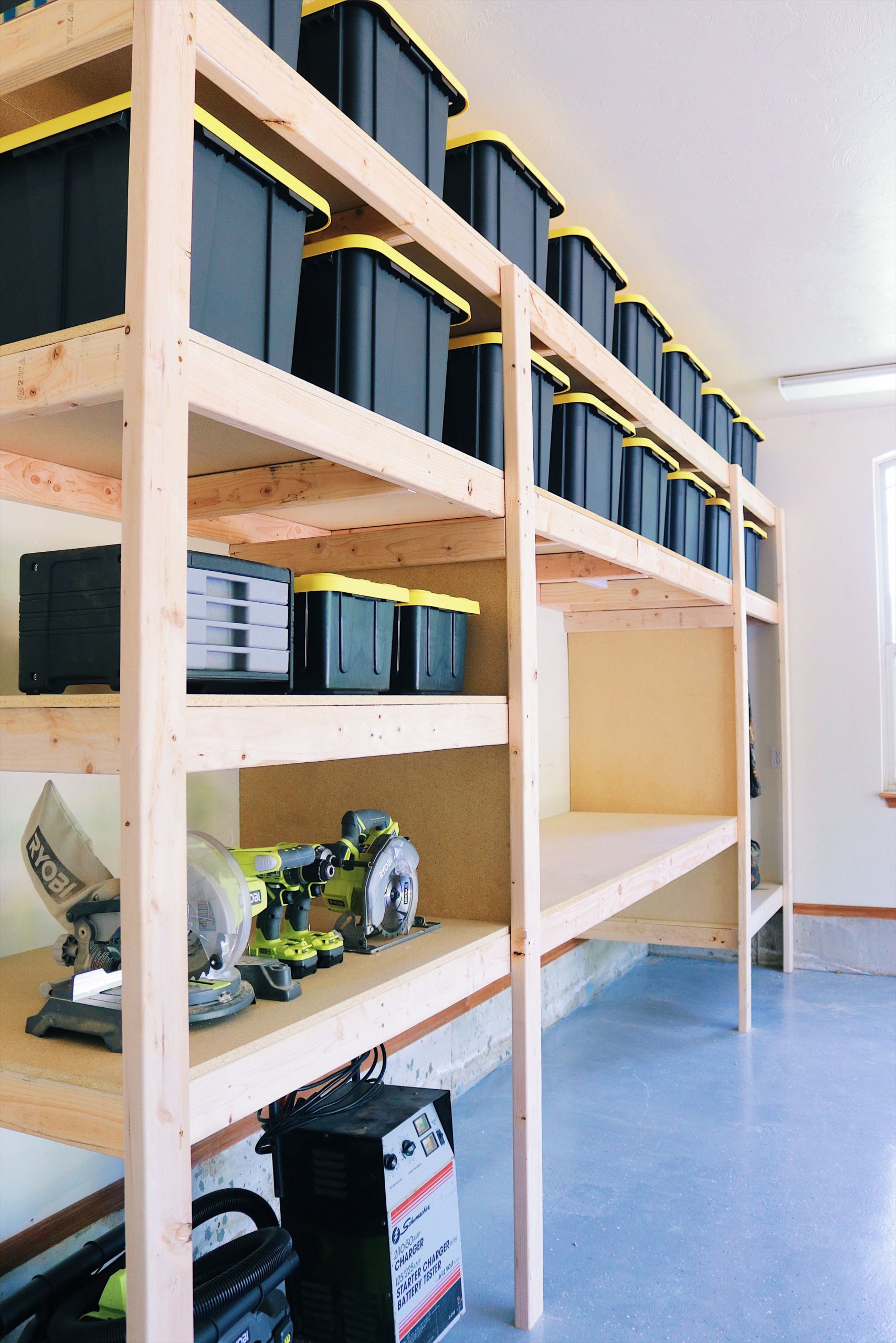 Diy Garage Shelving Lovely Diy Garage Shelves — Modern Builds