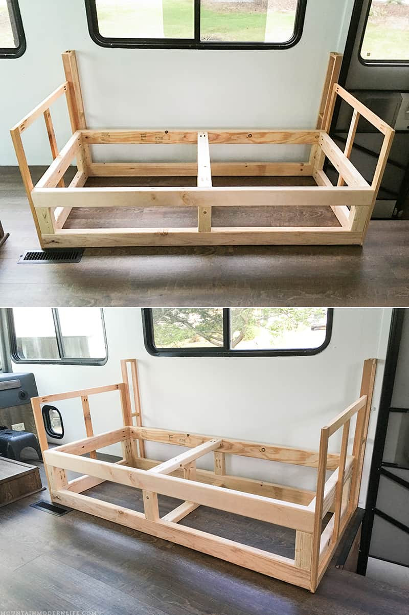 Diy Rv sofa Bed Beautiful How We Built A Custom Rv sofa