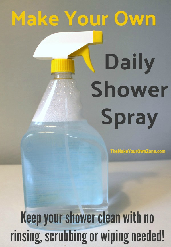 Diy Shower Spray Lovely Homemade Daily Shower Cleaner Spray