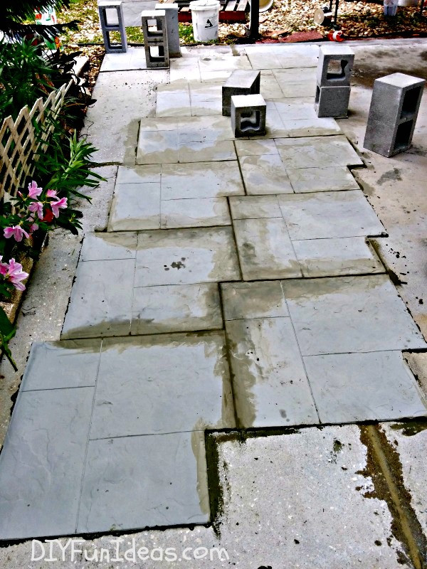 Diy Stamp Concrete New Gorgeous Diy Stamped Concrete Tile Driveway for Less $ Much Less