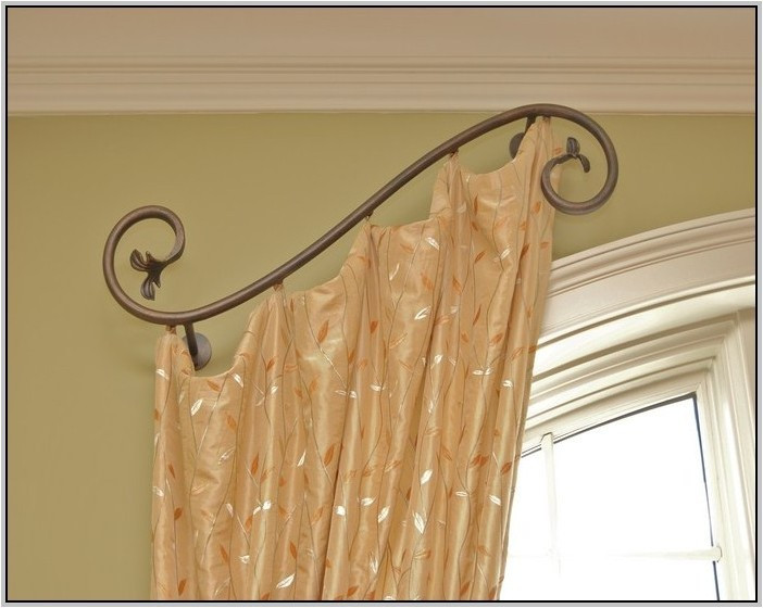 Diy Swing Arm Curtain Rod Elegant Making A Swing Arm Curtain Rod