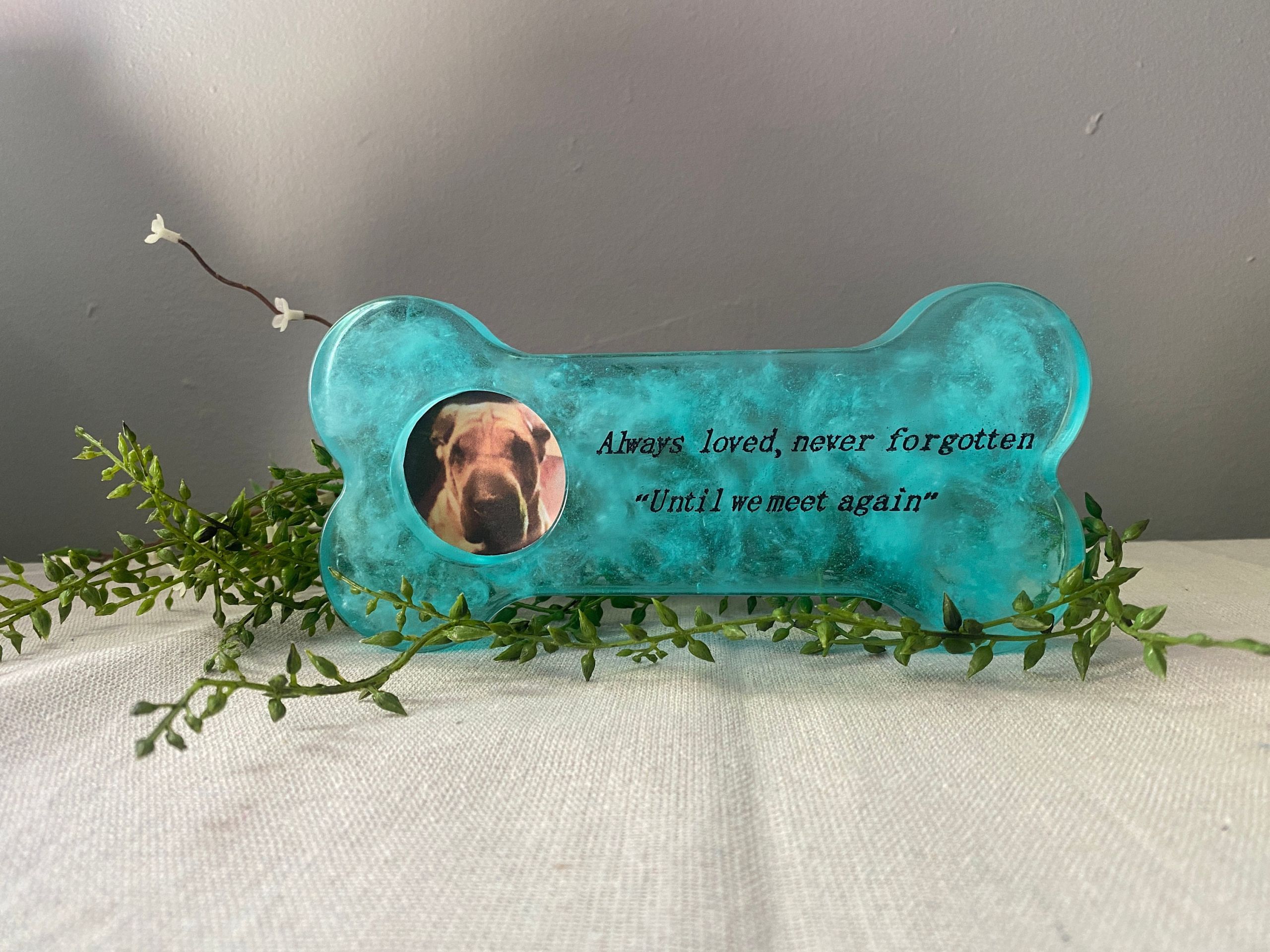 Dog Keepsake Ideas Fresh Custom Dog Memorial Pet Memorial Memorial Resin Keepsake Bone