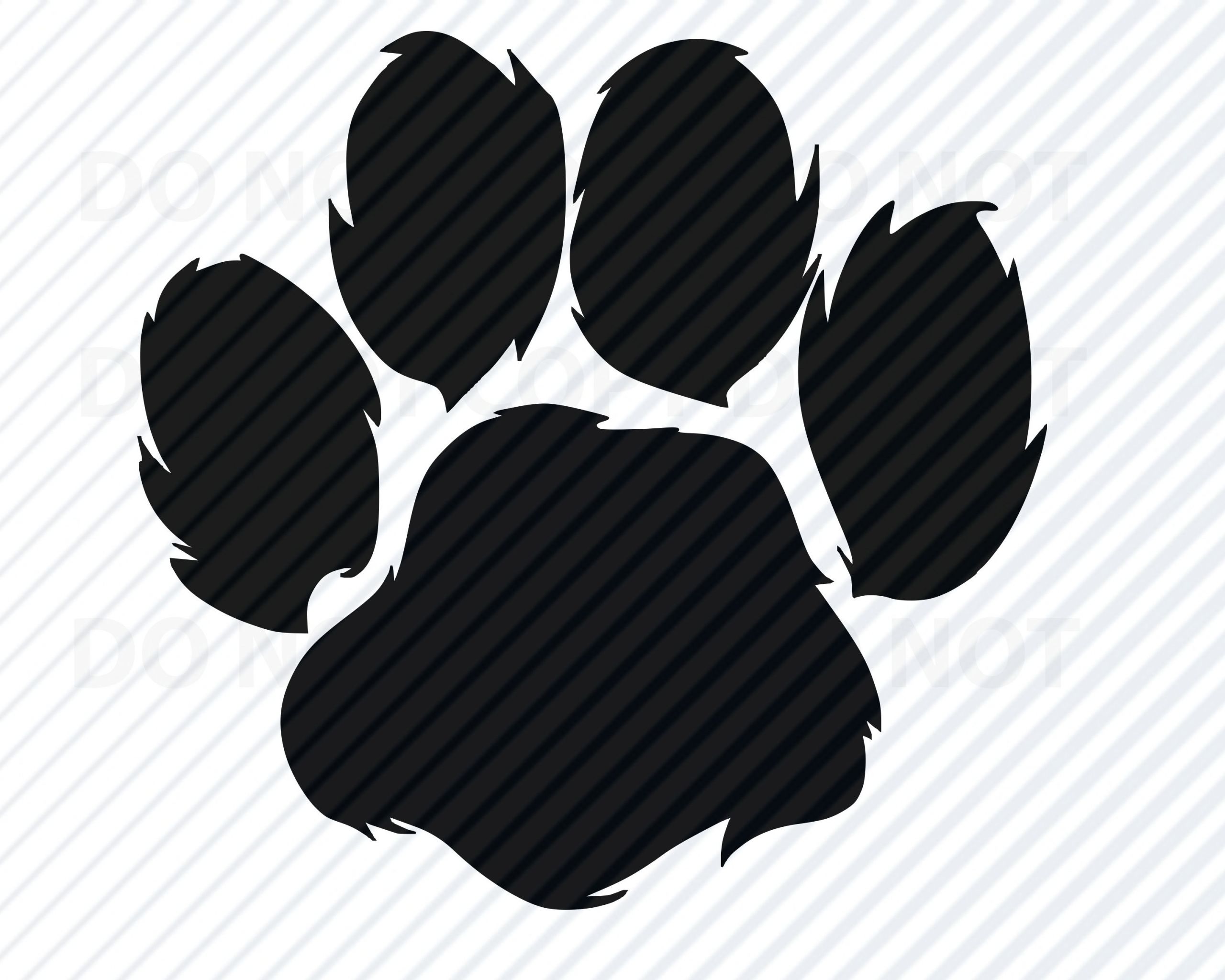 Dog Paw Print Vector Lovely Dog Paw Print Svg Files Pawprint Vector Clipart