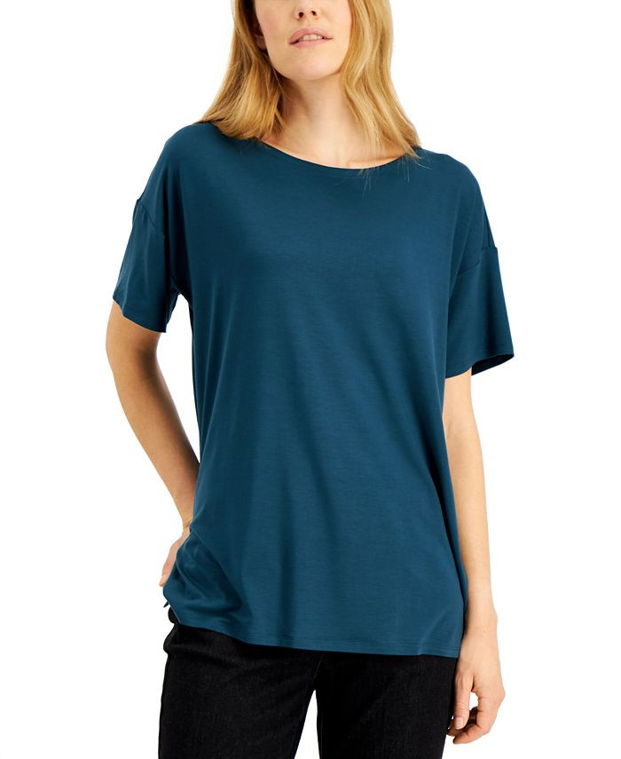 Eileen Fisher T Shirts Best Of Eileen Fisher Long Boxy T Shirt Macy S