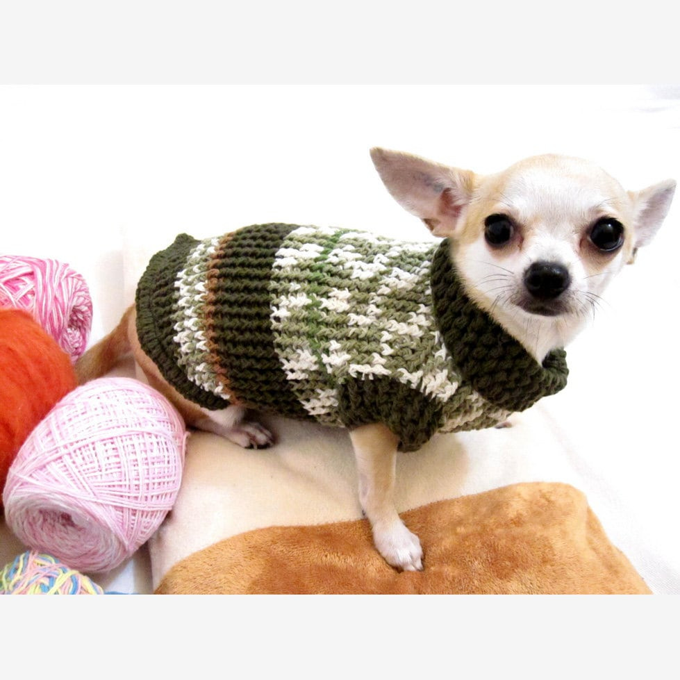 Extra Extra Extra Small Dog Clothes Unique Knit Chihuahua Sweater Extra Small Dog Clothes Cotton Puppy