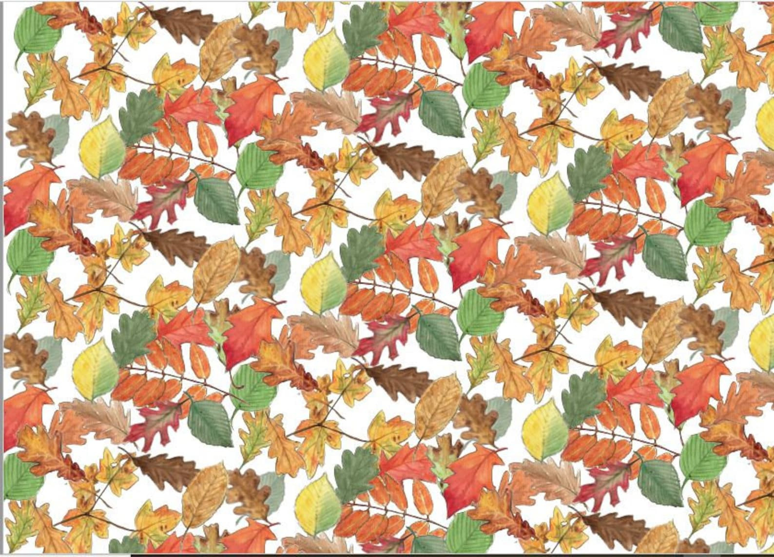 Fall Wrapping Paper Lovely Autumn Leaves Wrapping Paper Eco Wrapping Paper Winter Etsy Uk