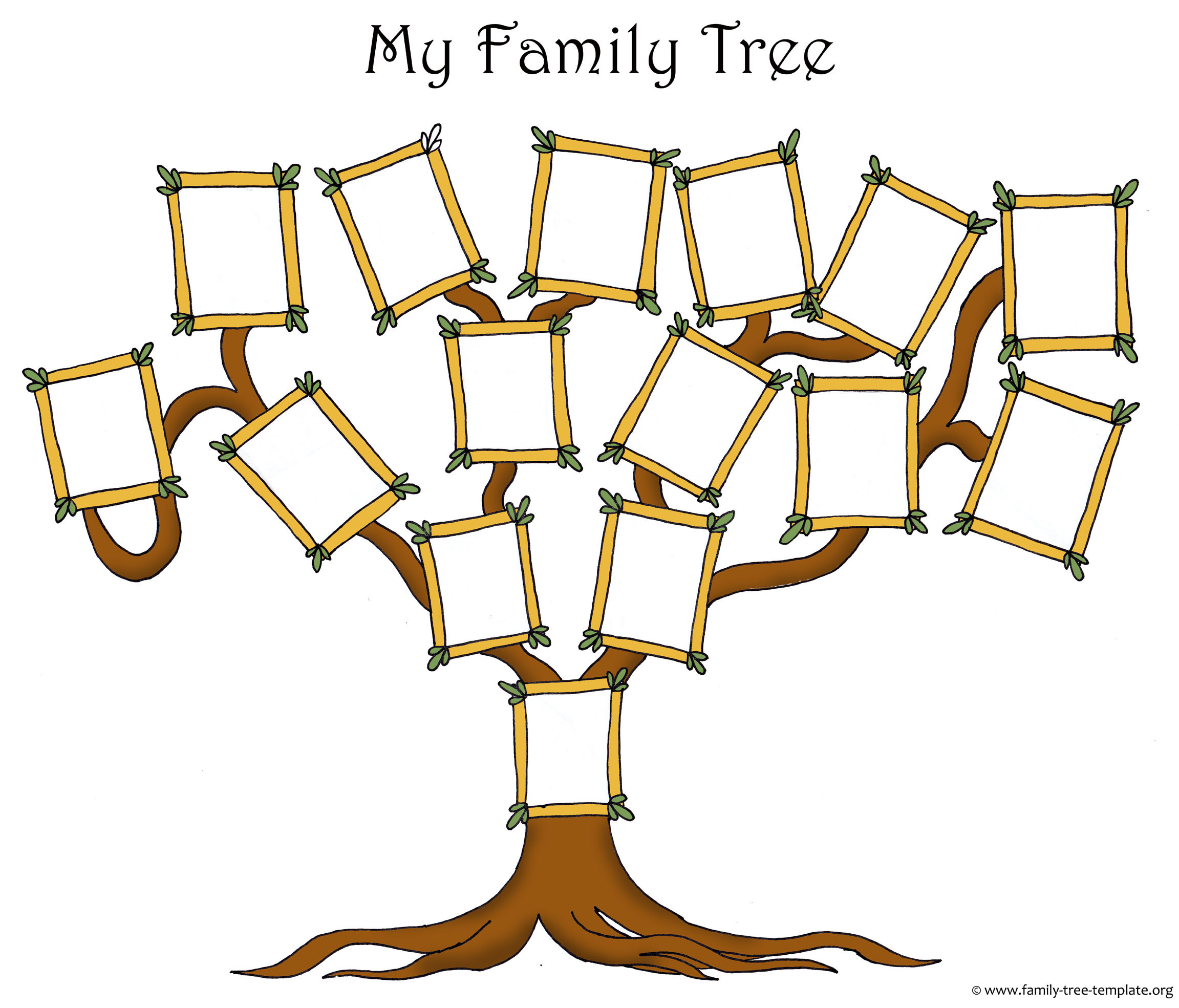 Family Tree Template with Pictures Awesome Free Family Tree Template Designs for Making Ancestry Charts