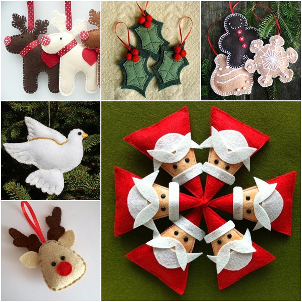 Felt Christmas ornaments to Make Luxury 30 Wonderful Diy Felt ornaments for Christmas