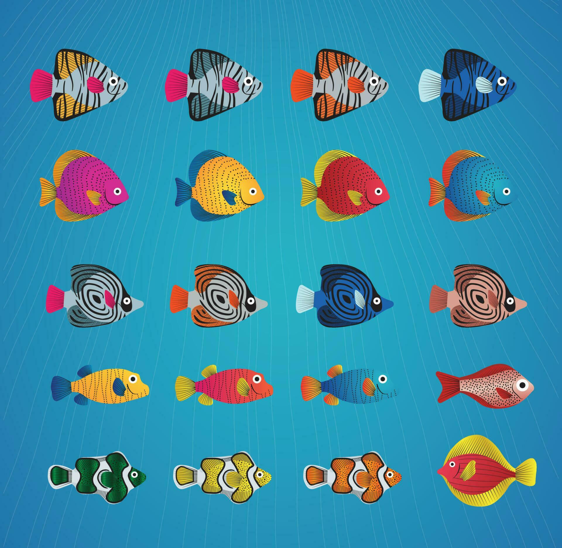 Fish Vector Art Beautiful Fish Vector Art Vector Art at Vecteezy