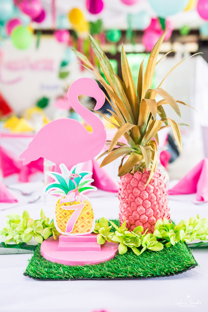 Flamingo Birthday Decorations Beautiful Kara S Party Ideas Chic Flamingo Birthday Party