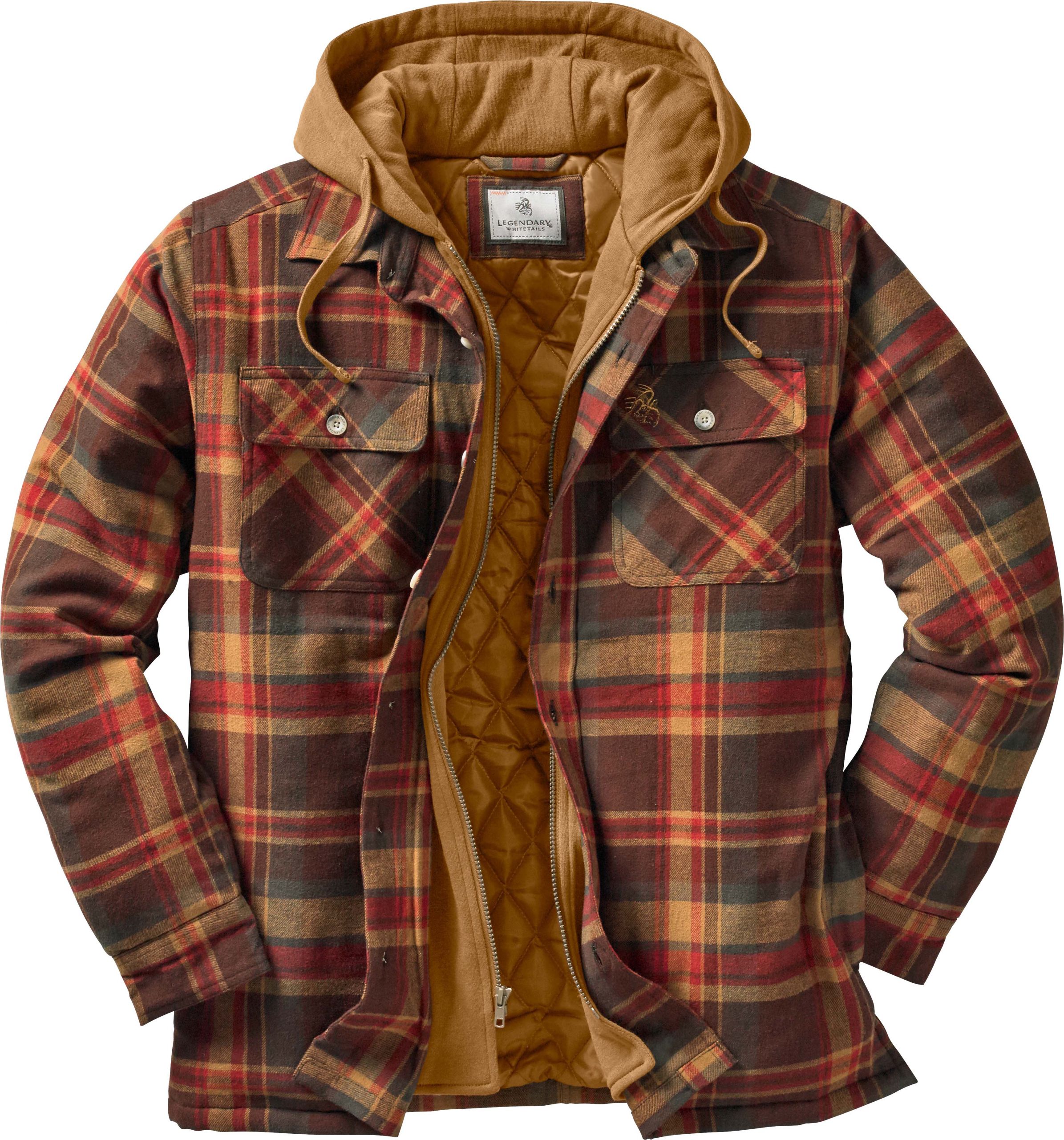 Flannel Shirt Jacket New Maplewood Hooded Shirt Jacket