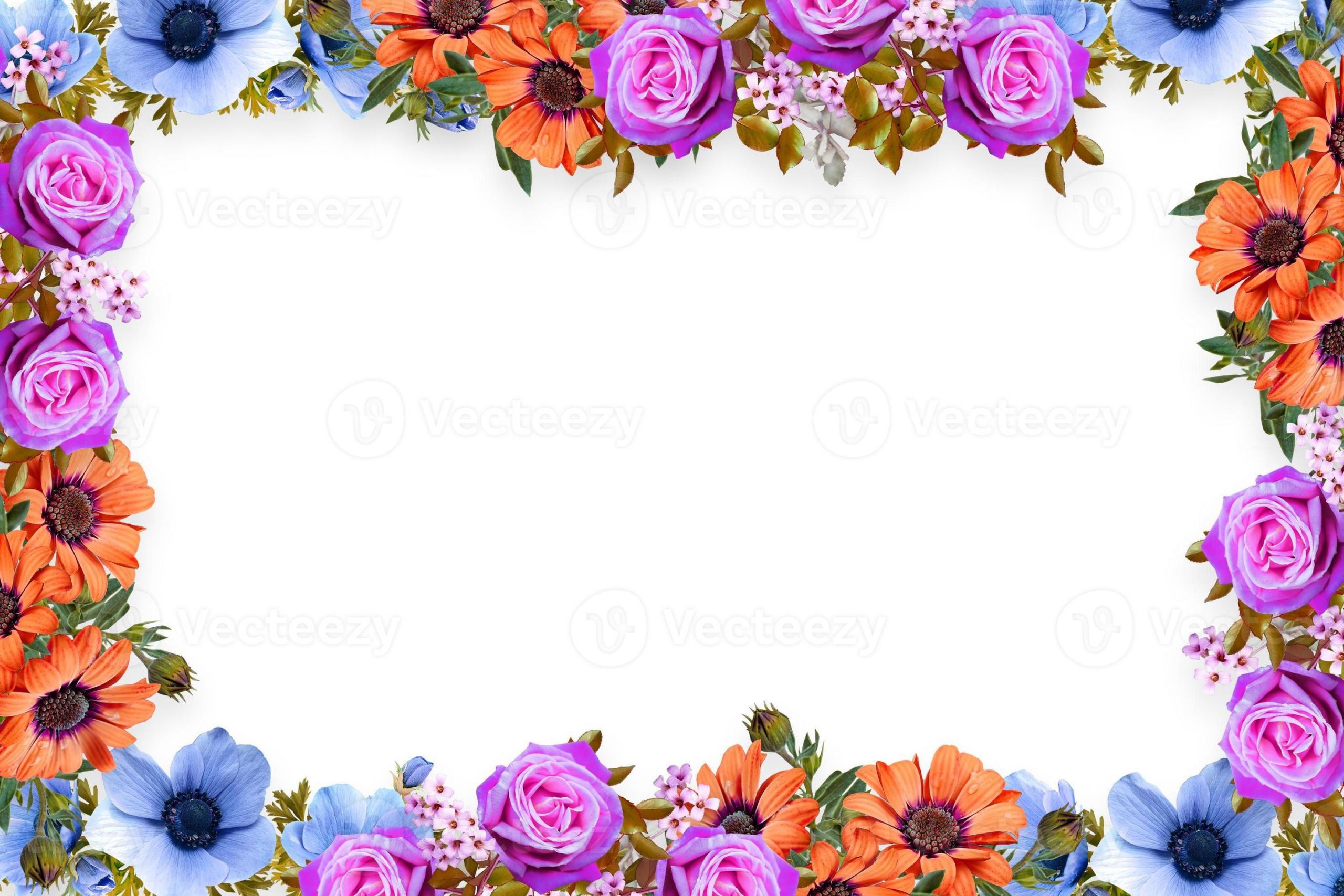 Floral Border Background Lovely Flower Border Frame Background Flower Background Floral Frame