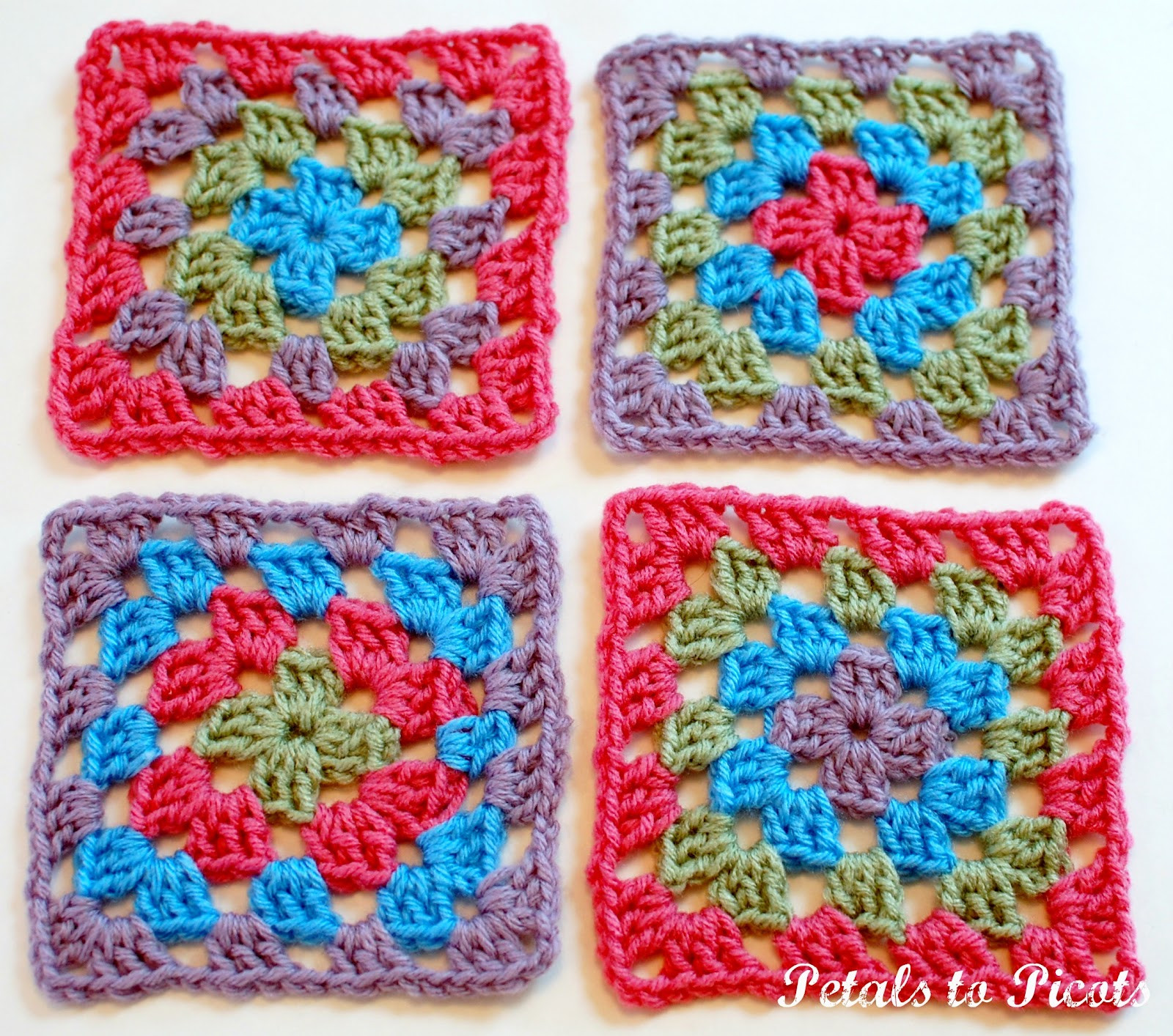 Free Crochet Granny Square Patterns Unique Free Printable Crochet Granny Square Patterns