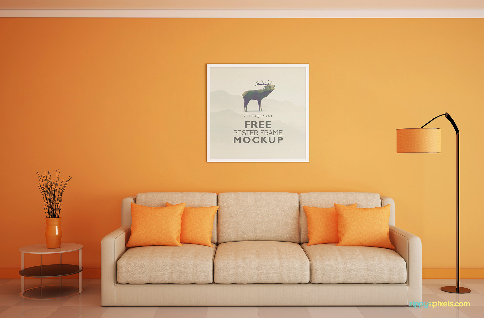 Free Frame Mockup New Download Free Frame Mockup for Poster Display