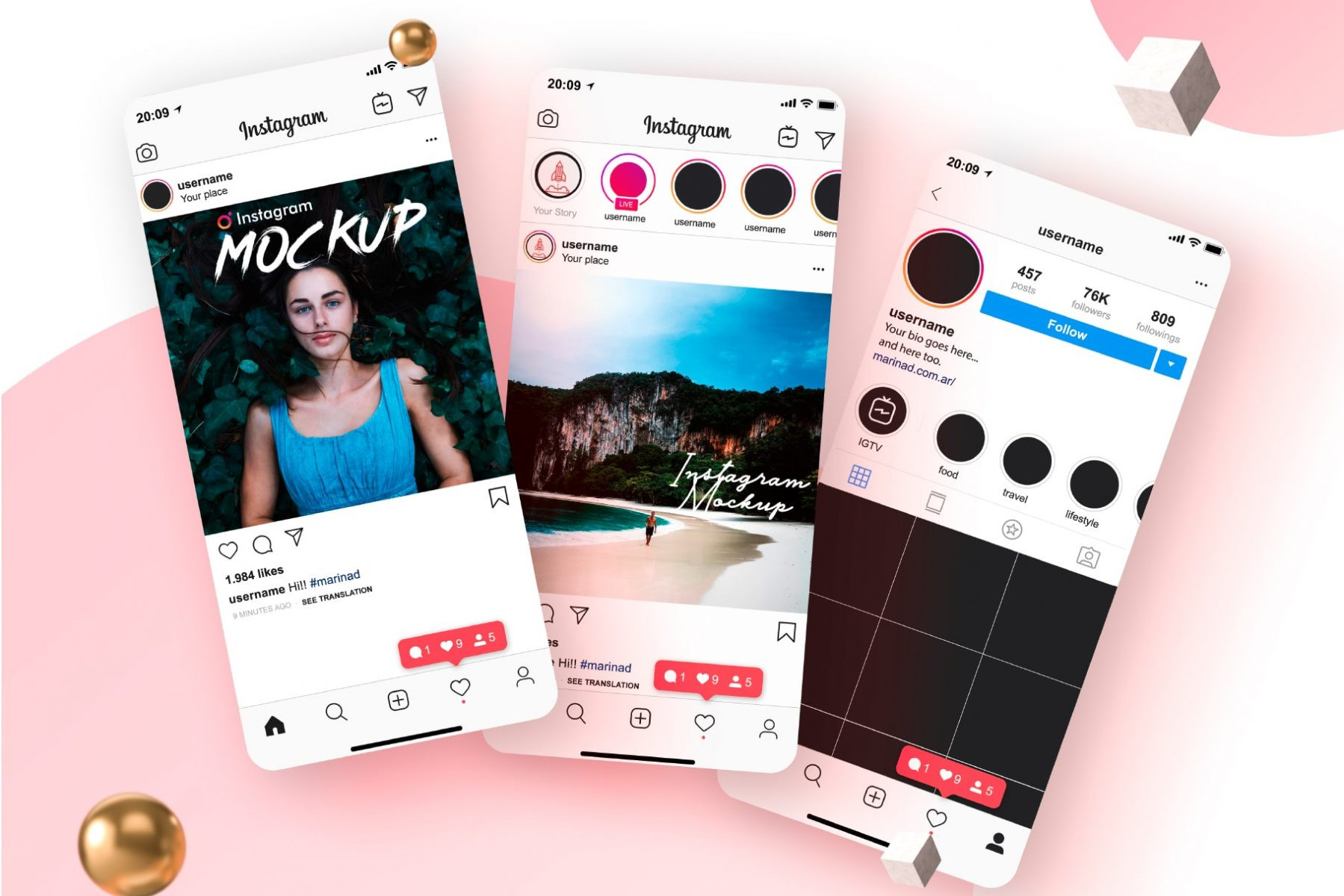 Free Instagram Mockup Elegant 41 Free Instagram Mockup Psd Template Updated 2021 Graphic Cloud