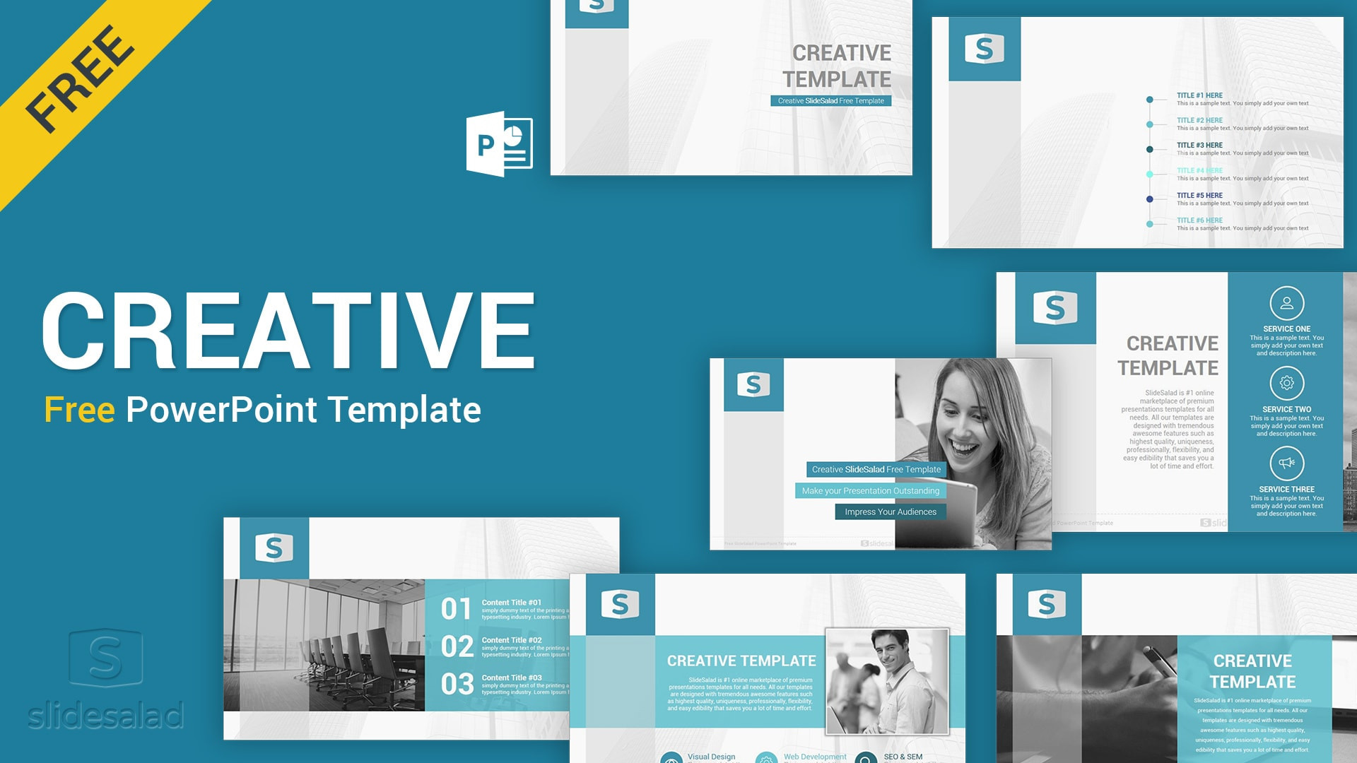 Free Ppt Presentation Download Beautiful Creative Free Download Powerpoint Template Slidesalad