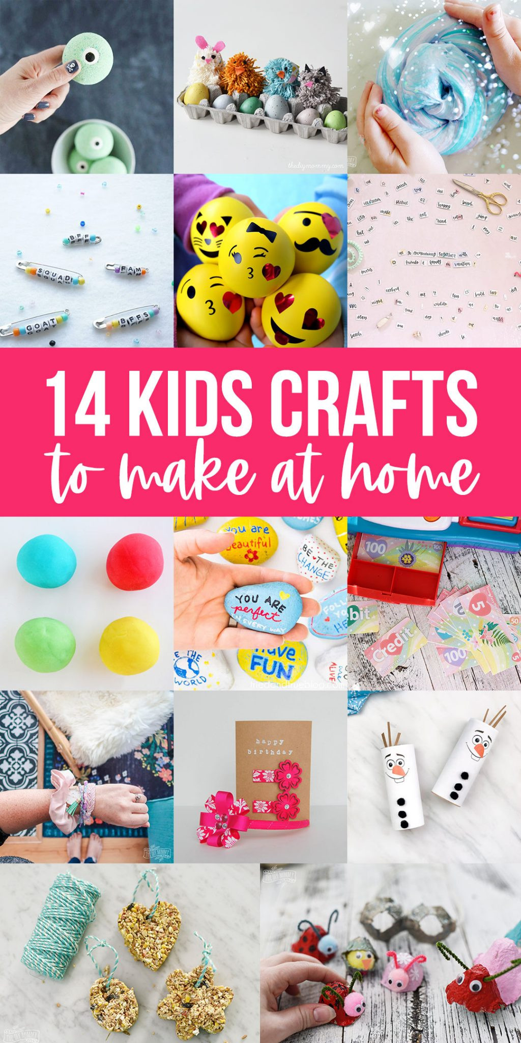 Fun Projects to Do at Home New 14 Days Of Kids Craft Ideas to Make at Home