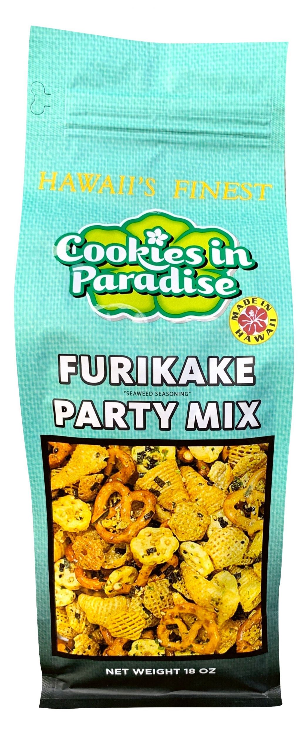 Furikake Party Mix Luxury Cookies In Paradise Furikake Party Mix 18 Ounce – Da Hawaiian Store