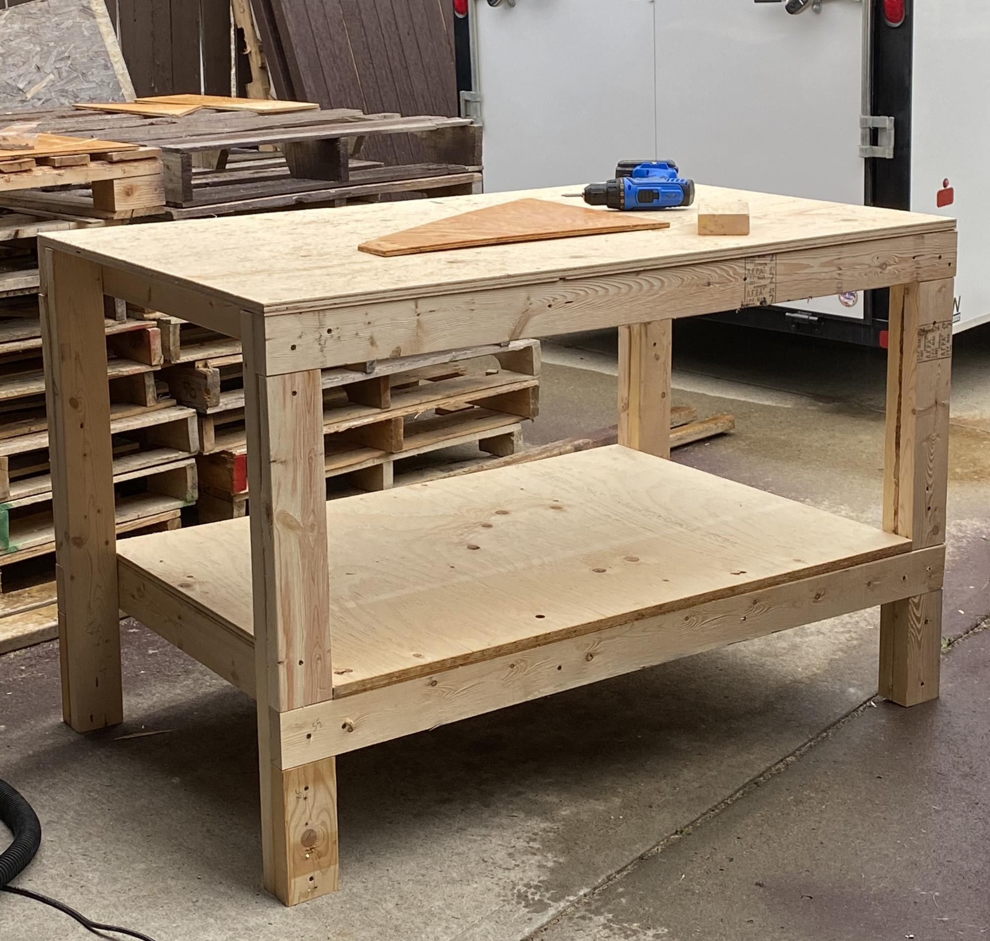 Garage Workbench Diy Elegant Easy Diy Garage Workshop Workbench