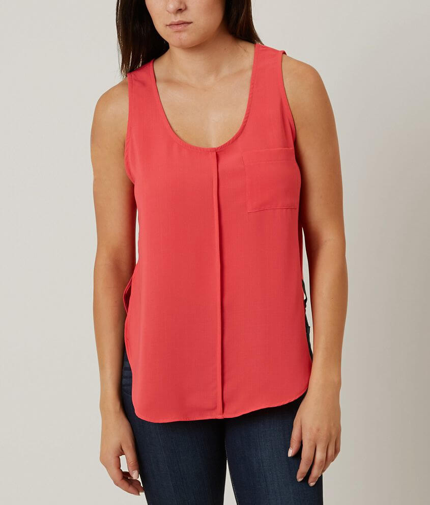 Gauze Tank top Inspirational Daytrip Gauze Tank top Women S Tank tops In Bright Coral