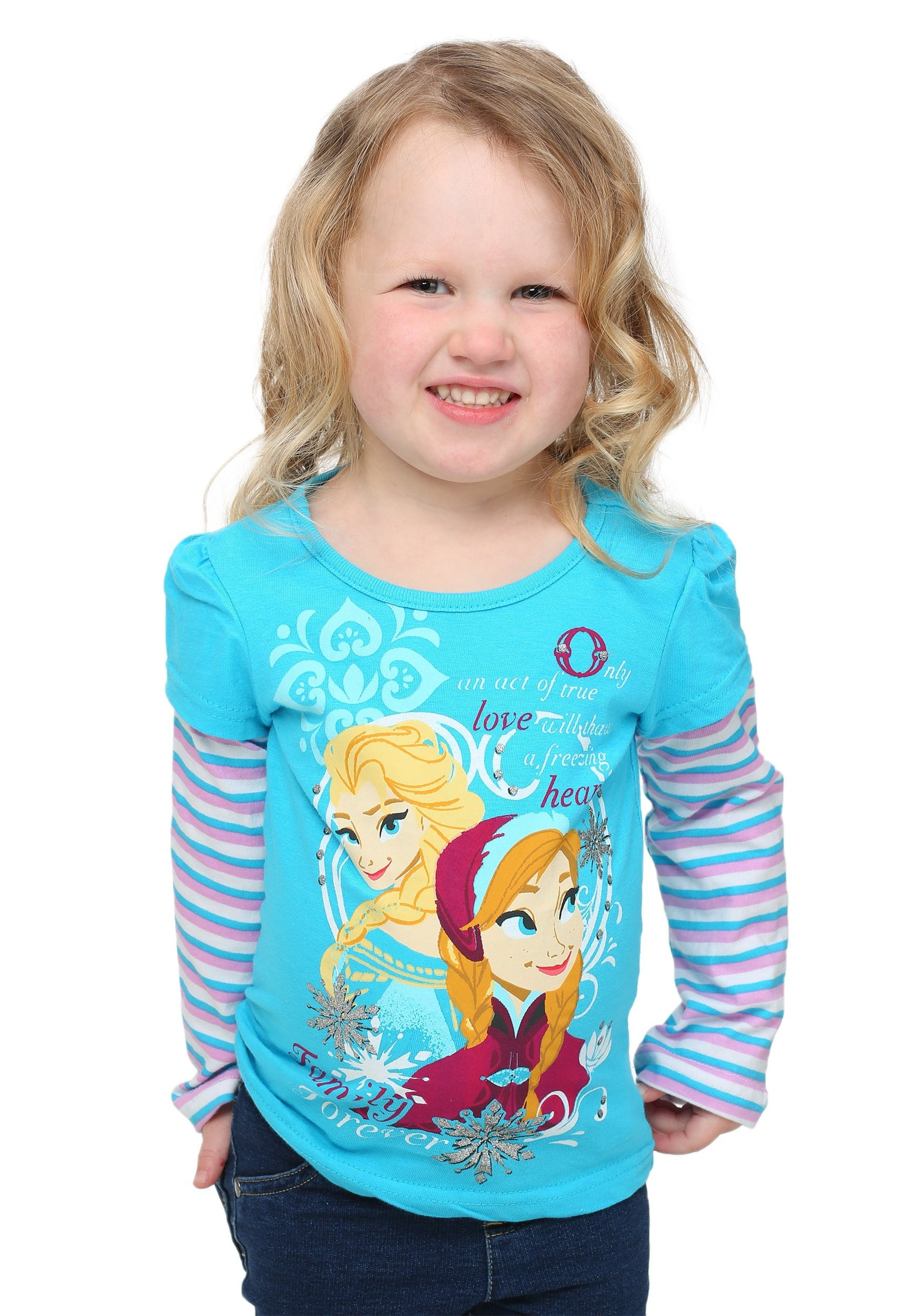 Girls Long Sleeve Shirts Inspirational toddler Frozen Family forever Long Sleeve Girls Shirt Walmart