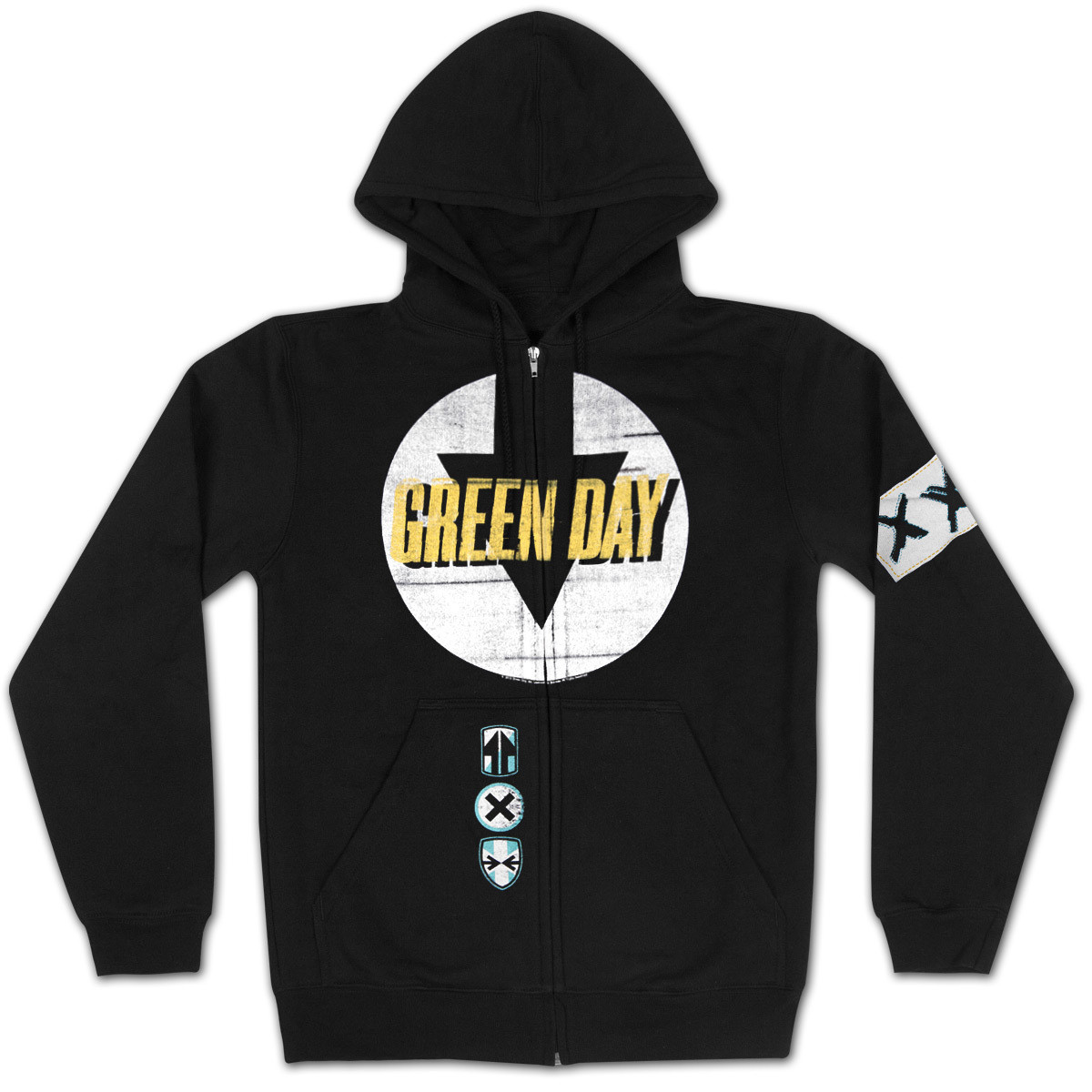 Green Day Hoodie Best Of Green Day Bandit Zip Hoo