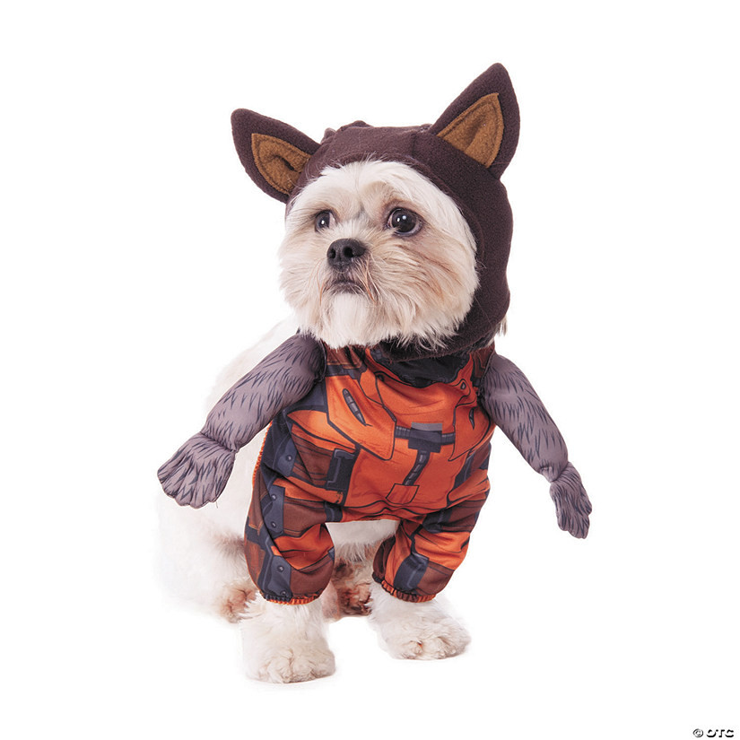 Guardians Of the Galaxy Dog Costume Awesome Guardians Of the Galaxy™ Walking Rocket Raccoon Dog Costume Small