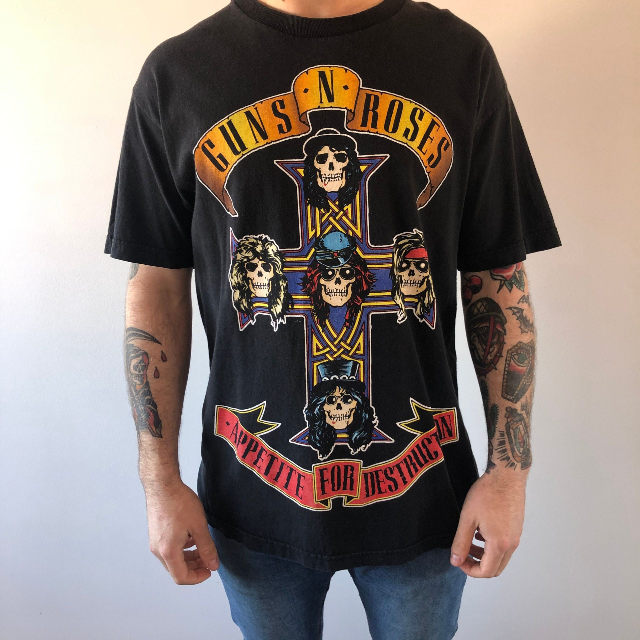 Guns N Roses T Shirt Vintage Awesome Vintage 90 S Guns N Roses T Shirt Etsy