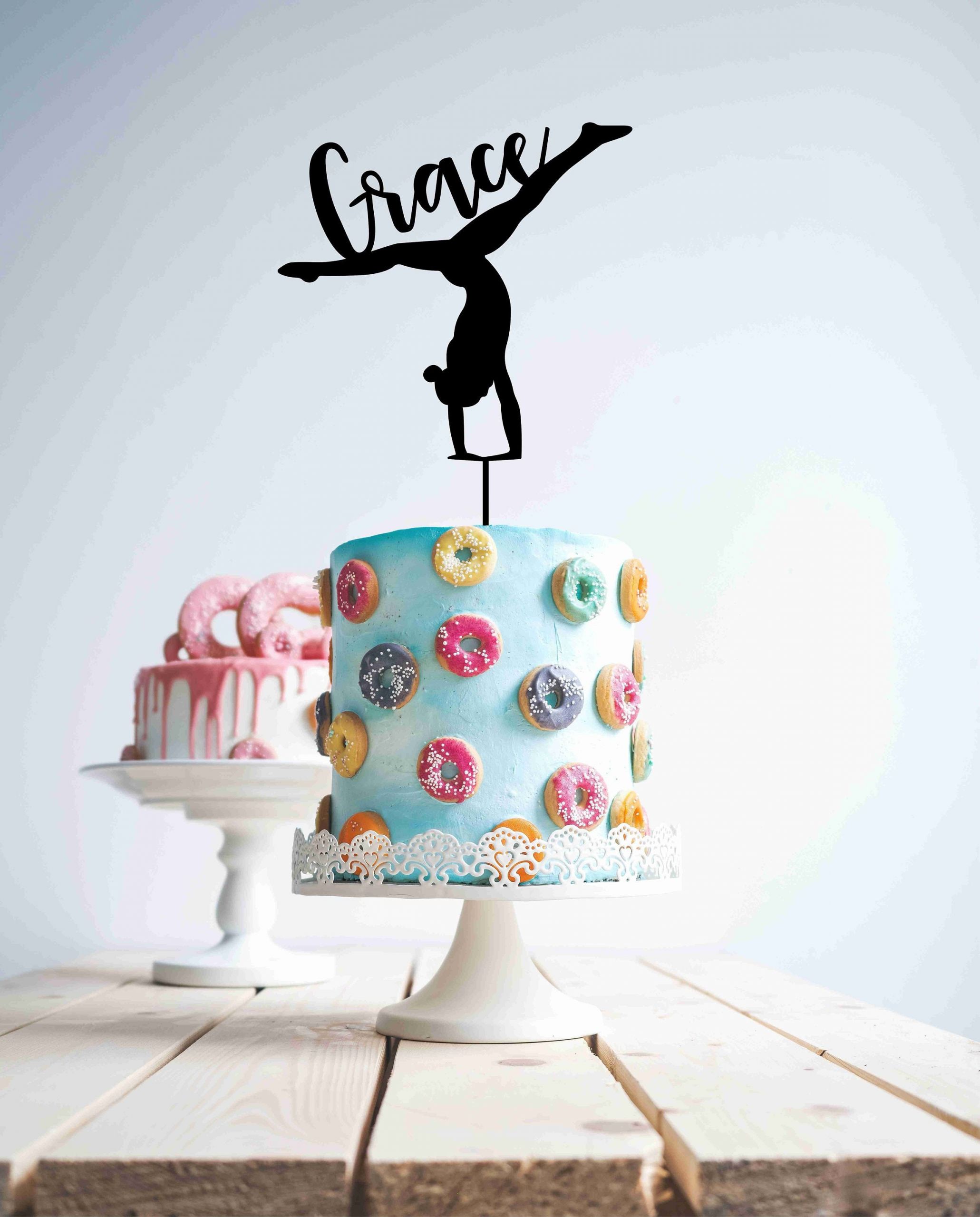 Gymnastics Cake toppers Best Of Personalised Gymnast Cake topper Gym Gymnastics Wood Cake Etsy Australia