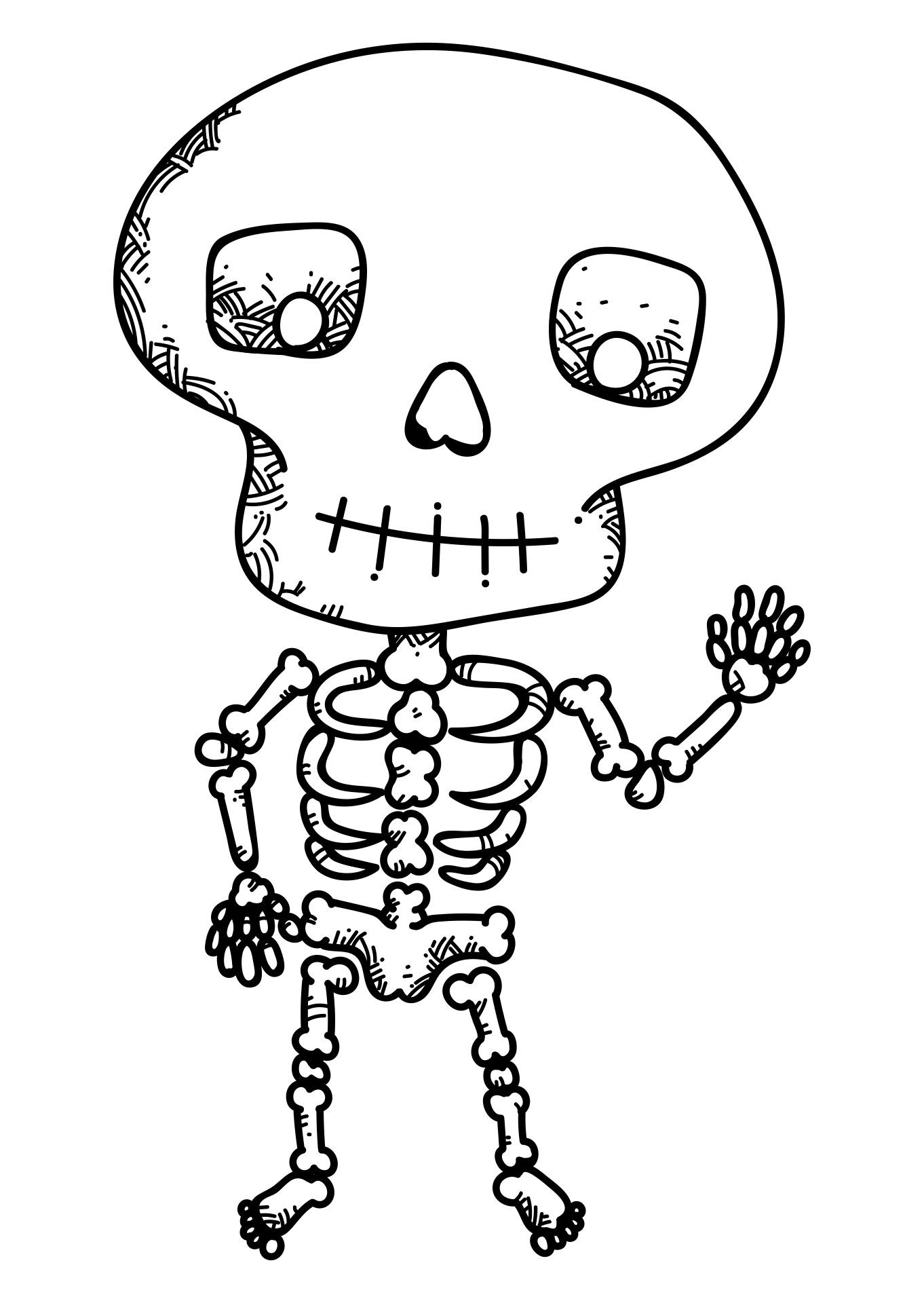 Halloween Coloring Pages Skeleton Fresh Halloween Skeleton Coloring Pages 15 Free Pdf Printables