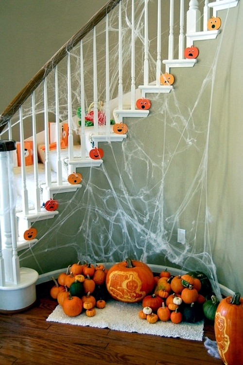 Halloween Decorations for Staircase Luxury 30 Fall and Halloween Decorations for Your Stairs at Home