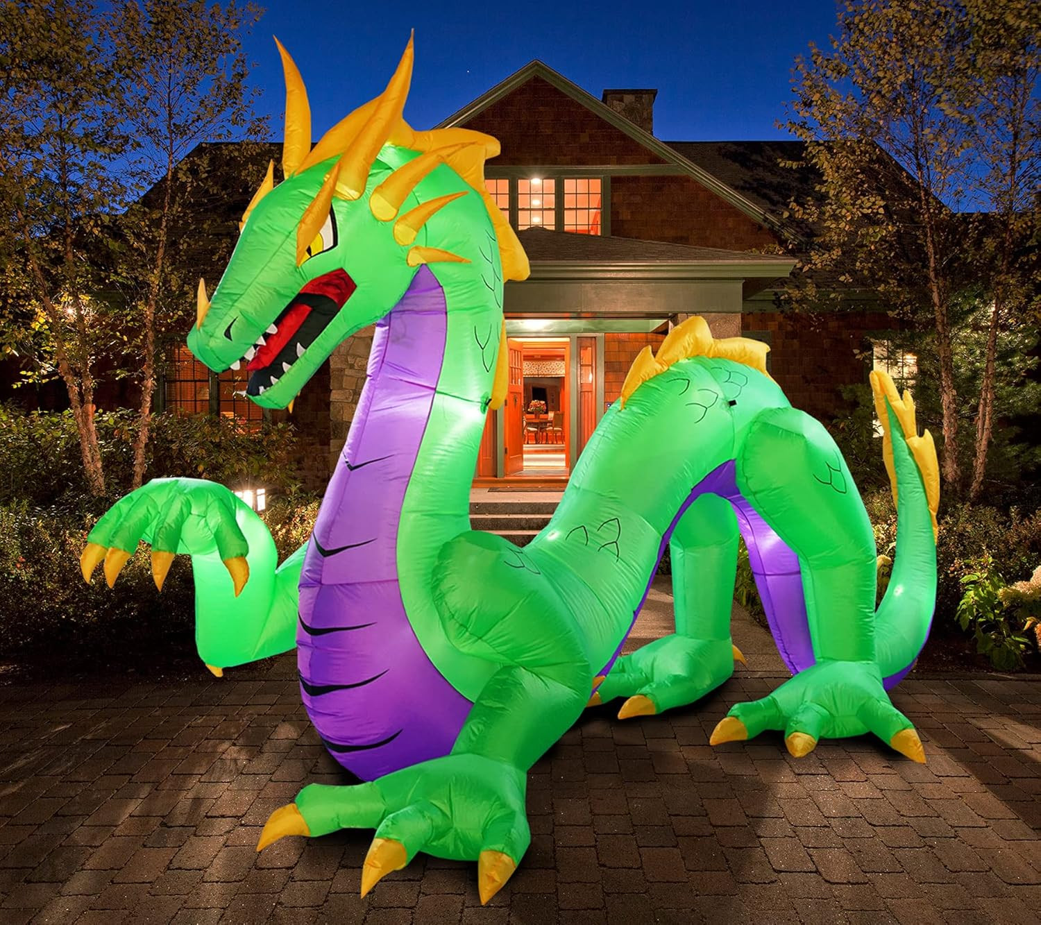 Halloween Dragon Inflatable Elegant Amazon Inslife 14ft Long Huge Green Halloween Inflatable Dragon