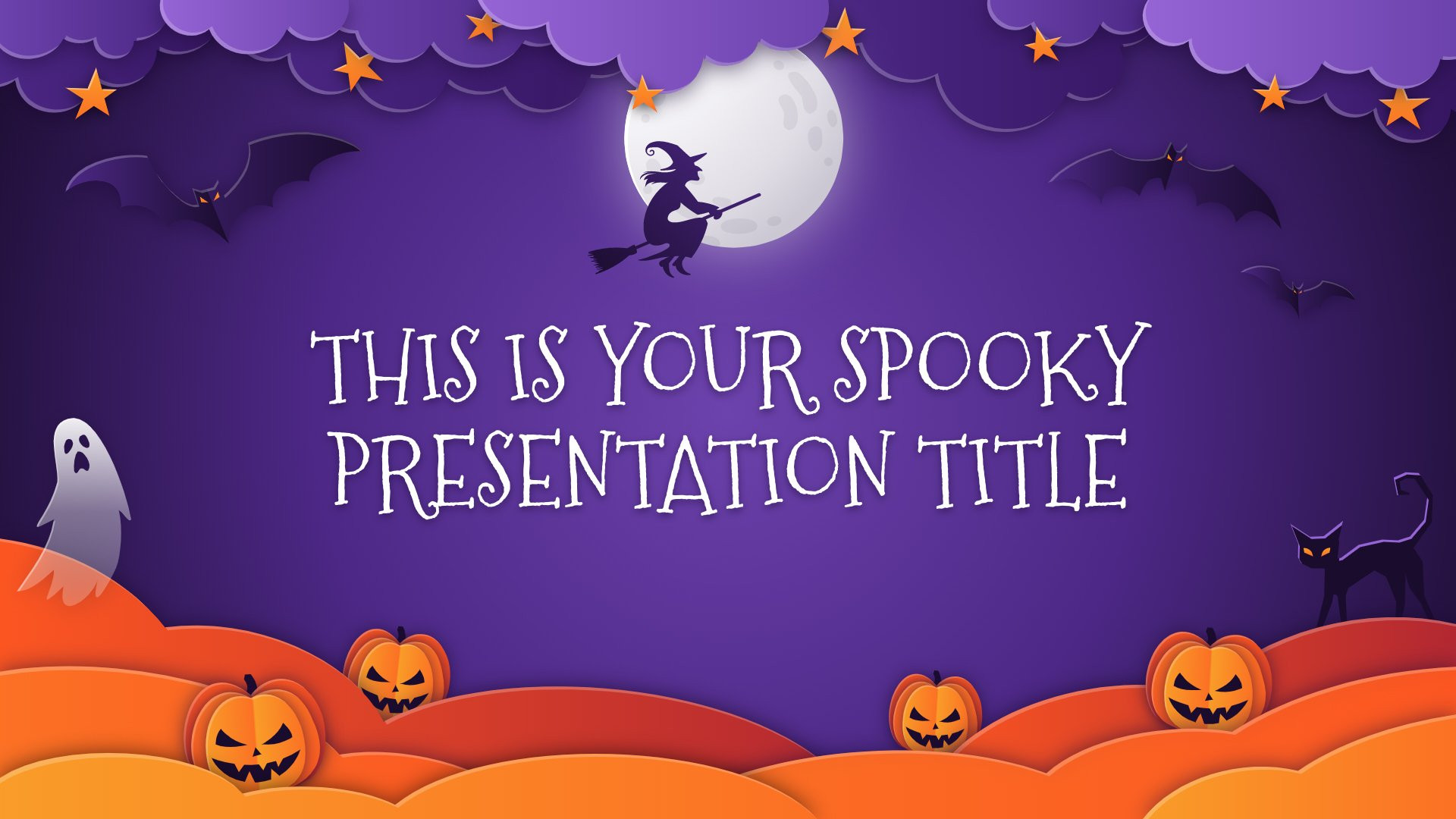 Halloween Powerpoint Template Awesome Happy Halloween Free Powerpoint Template &amp; Google Slides theme