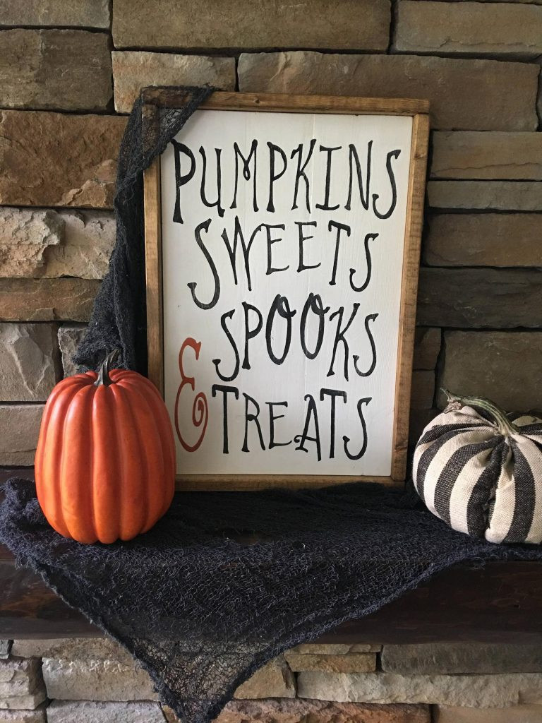 Halloween Sign Ideas Luxury Diy Halloween Sign &amp; 30 Sign Ideas Handmade In the Heartland