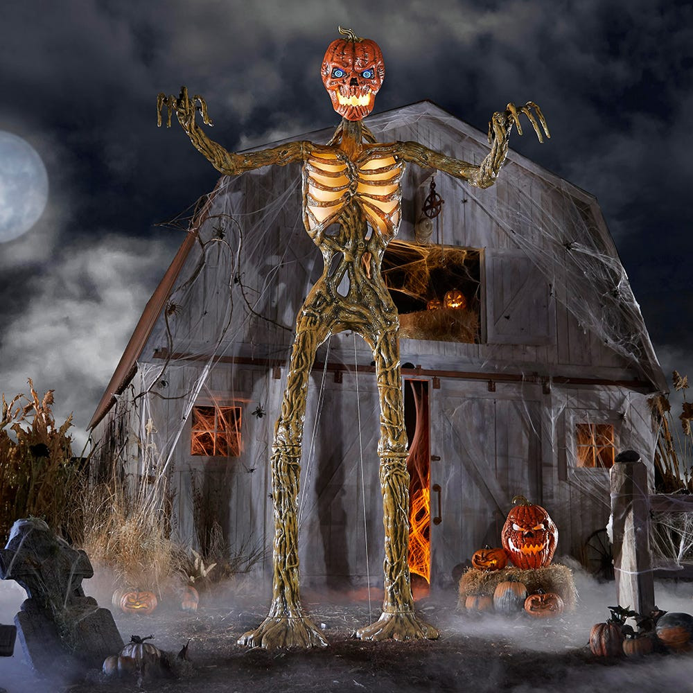 Halloween Skeleton 12 Ft Lovely the Home Depot’s 12 Foot Inferno Pumpkin Skeleton is Back Again for