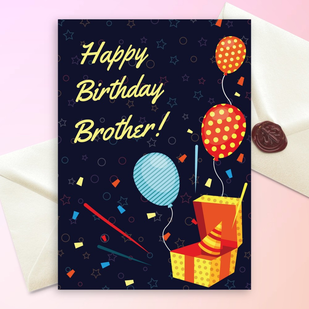 Happy Birthday Brother Card Fresh Birthday Cards for Brother Customize &amp; Download or Print