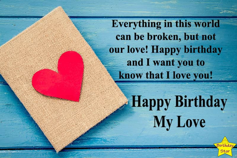 Happy Birthday Quotes for Love Inspirational 350 Romantic Happy Birthday Quotes for My Love